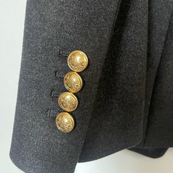 Express Blazer- Black with Gold Button detail. - Picture 4 of 4